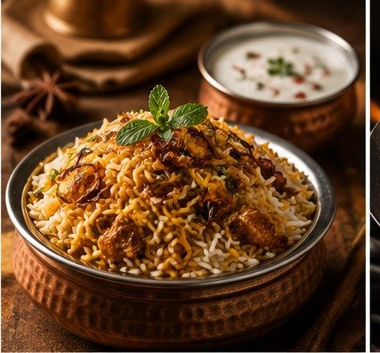 Royal Handi Dum Biryani at Hotel Graama