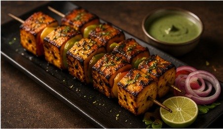 Smoky Tandoori Paneer Tikka at Hotel Graama
